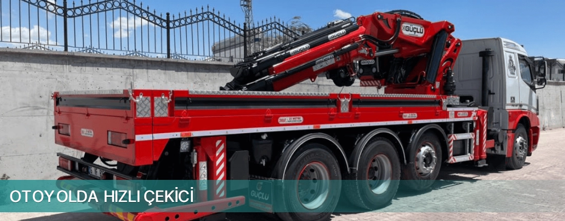 6. Sanayi İlçemi Otoyolda Hızlı Çekici